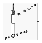 2023260300 - Suspension: Shock for Mercedes-Benz Image