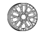 68580436AA - : Wheel, Alloy for Chrysler: Pacifica, Voyager Image