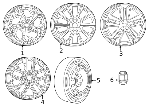 Wheels for 2022 Chrysler Pacifica #0