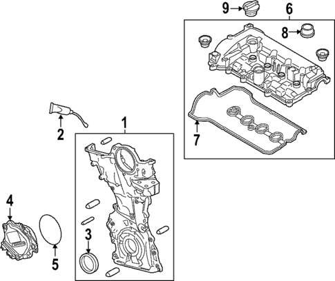 Valve & Timing Covers for 2024 Mazda 3 #0