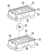 68019665AA - Mopar Accessories - Component Parts: Tonneau Cover Assy for Mopar Image