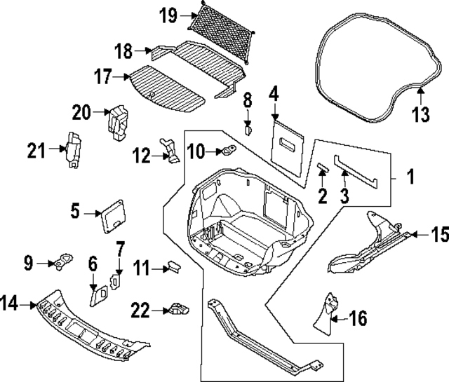 NL3Z26237A04B - : Upper Seal for Ford Image