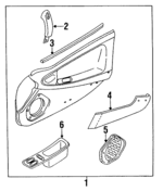 EA01684L600 - : Switch Panel for Mazda: MX-3 Image