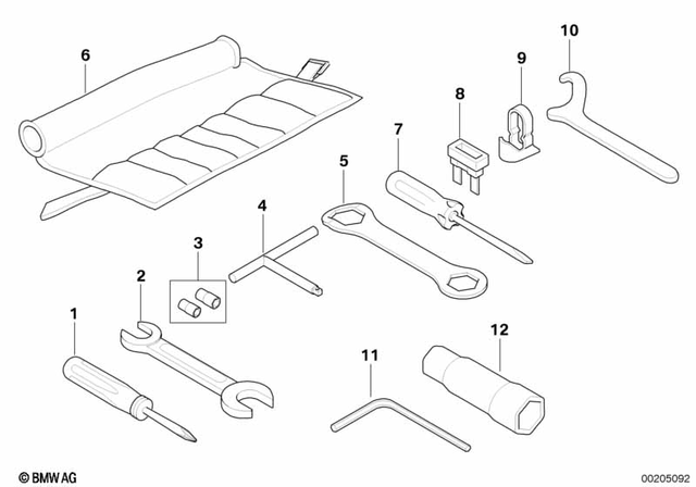 71117715132 - : Socket Wrench Bit 8 Mm - 1/4" for BMW-Motorrad Image