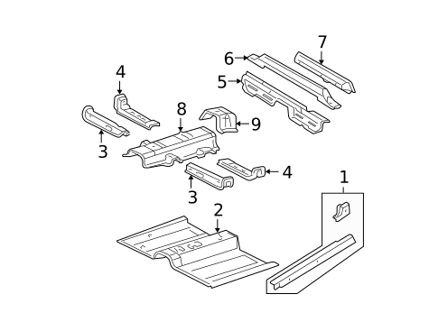 Rocker for 2009 Cadillac DTS #0