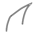 72235SJAA01 - Body: Run Channel for Acura: RL Image