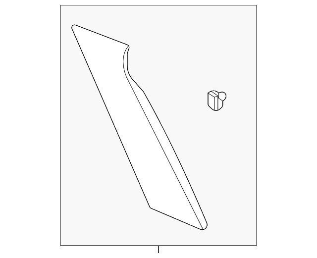 2020-2025 Lincoln Corsair Upper Molding lj7z78291a08aa