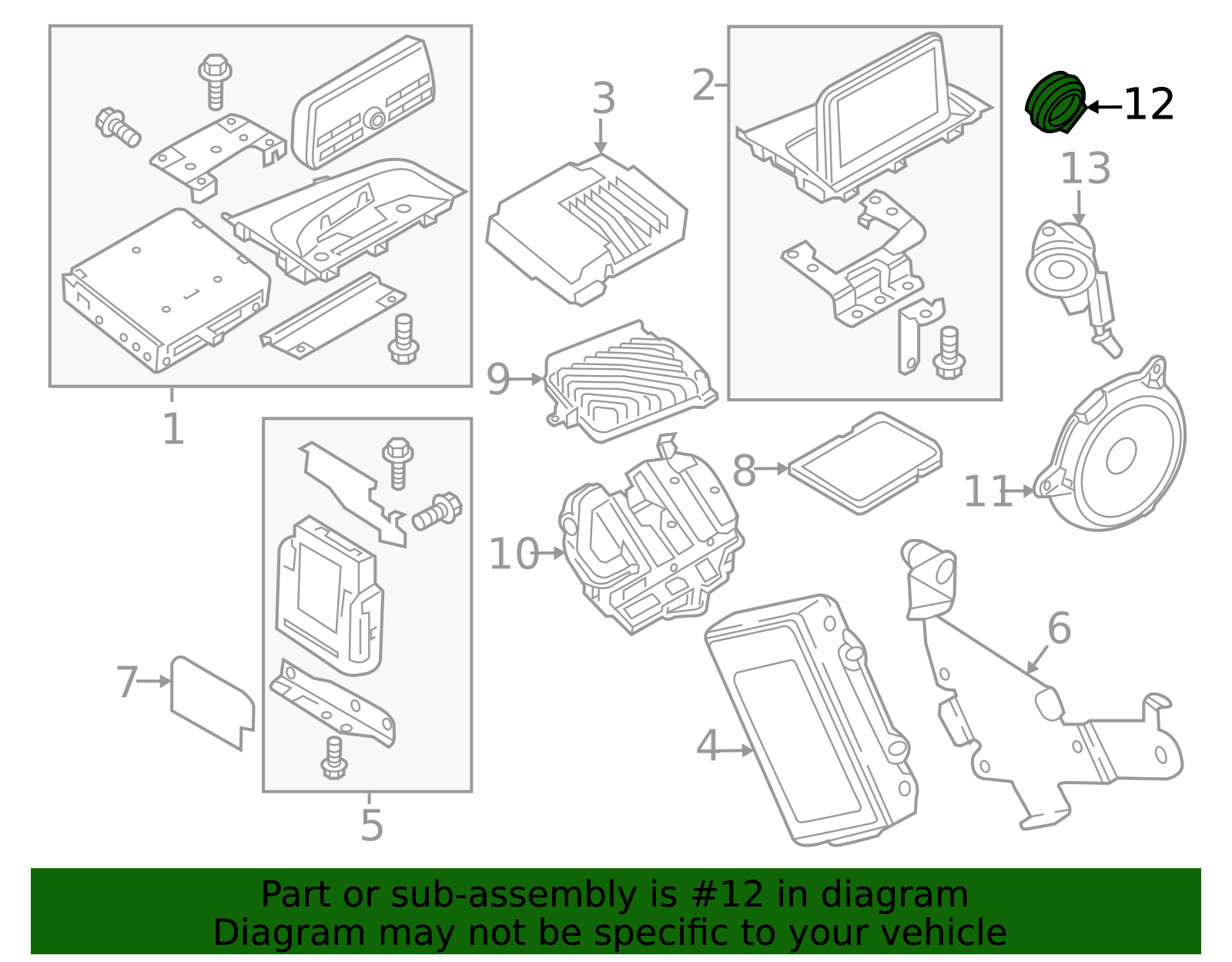 GS3L-66-960 - Windshield Pillar Speaker 2009-2025 Mazda | Mazda