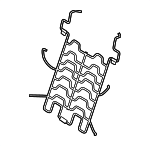 52105A47D29 - Body: Spring for BMW Image