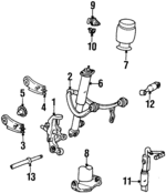 3U2Z5580JA - Suspension: Air Spring for Lincoln: Continental Image