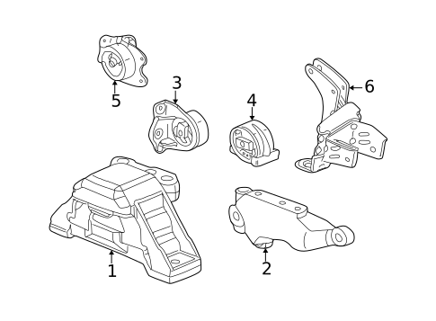 Engine & Trans Mounting for 2007 Saturn Vue #1