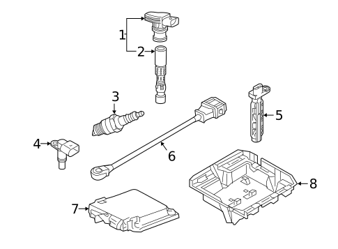 Ignition System for 2019 Audi Q7 #0