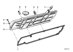 7119932073 - Engine: Spring Washer Black for BMW Image