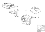 51711934930 - Audio, Navigation, Electronic Systems: Cap Nut for BMW Image