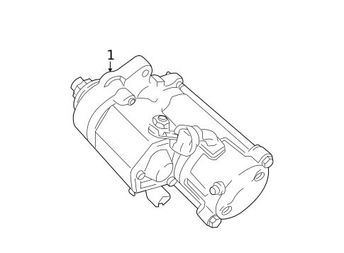 Starter for 2010 Toyota Highlander #1