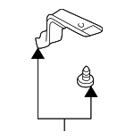3B0839733AB41 - Body: Gasket for Volkswagen: Passat Image