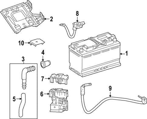 Battery for 2021 Mercedes-Benz GLC43 AMG #0