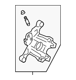 BDYS2661X - Brakes: Caliper Assembly for Mazda: 3, CX-30 Image