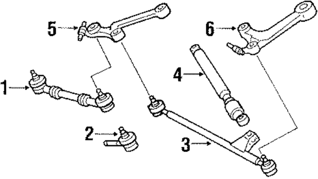 1264631210 - Steering: Steering Gear Seal Kit for Mercedes-Benz Image