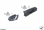 61319275084 - Vehicle Electrical System: Seat Adjustment Switch, Right for BMW Image