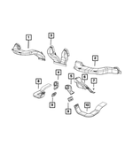 5YJ77LXHAA - Air Conditioners and Heaters: Center Distribution Duct for Mopar Image