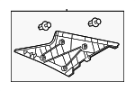 6247006111B0 - Body: Upper Quarter Trim for Toyota Image image