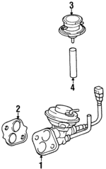 2562016260 - Emission System: Egr Valve for Toyota: Celica, Corolla Image
