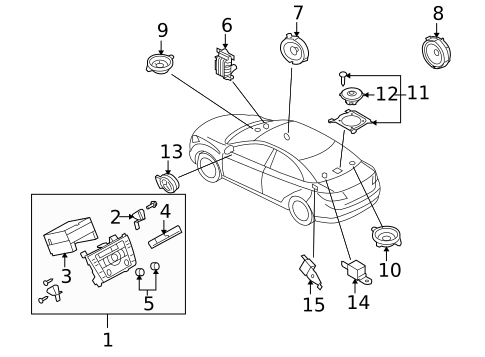 Sound System for 2011 Mazda 6 #0