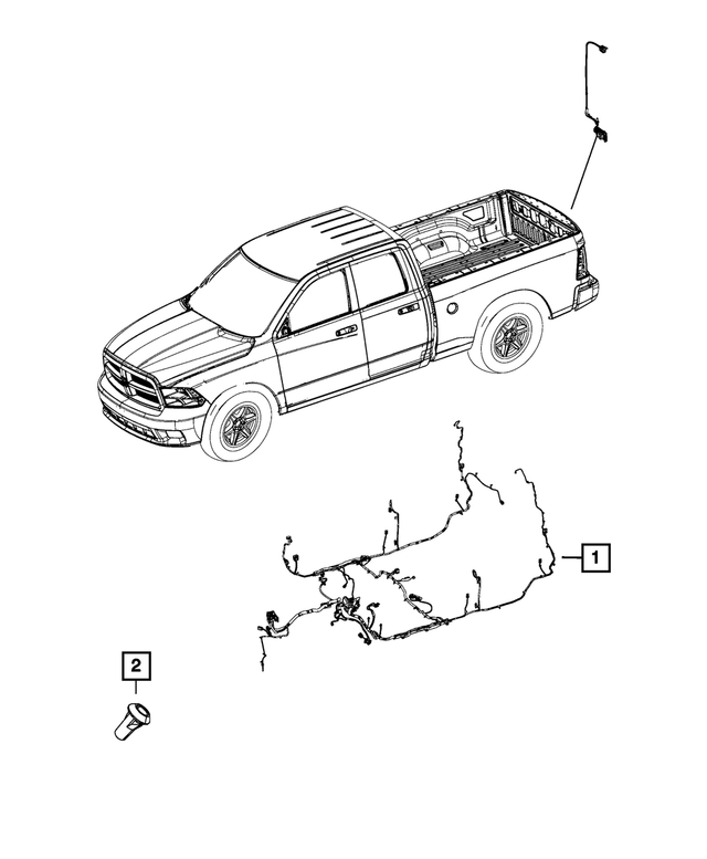 68184902AC - : Body Wiring for Mopar Image