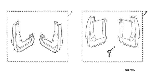 Splash Guard for 2007 Honda Accord #0