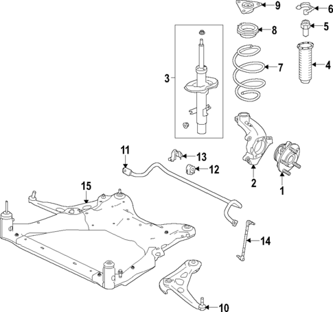 Front Suspension for 2019 Nissan Altima #0