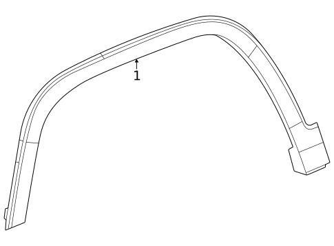 Exterior Trim - Fender for 2024 Jeep Wagoneer S #0