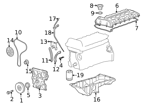 Gaskets & Sealing Systems for 2005 Saab 9-7x #0