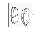 DA06MEG09PNW - Brakes: Value Advantageâ„¢ PAD KIT-FRONT for Infiniti Image