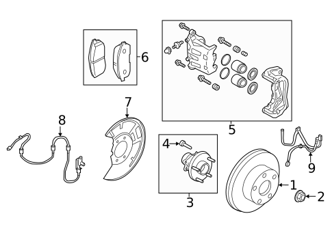 Front Brakes for 2012 INFINITI M56 #0