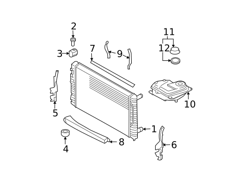 Radiator & Components for 2007 Audi A4 Quattro #0