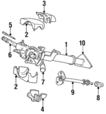 52077705 - Steering: Column Assembly for Mopar Image