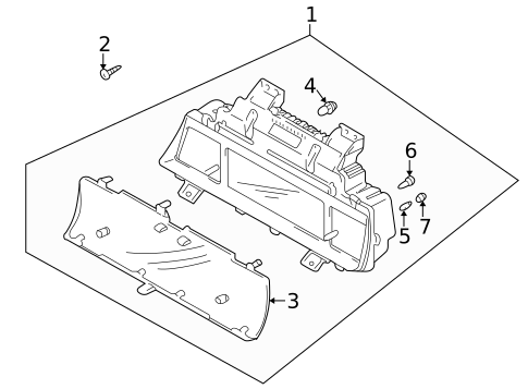 Lighting - Instrumentation for 2004 Suzuki Aerio #0