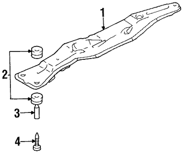MB910421 - Engine: Engine Mount Cross-member for Mopar Image