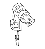 30854945 - Ignition: Ignition Lock Cylinder for Volvo: S40 Image