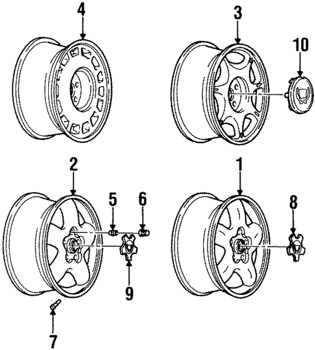 3542616 - Suspension: Center Cap for GM Image