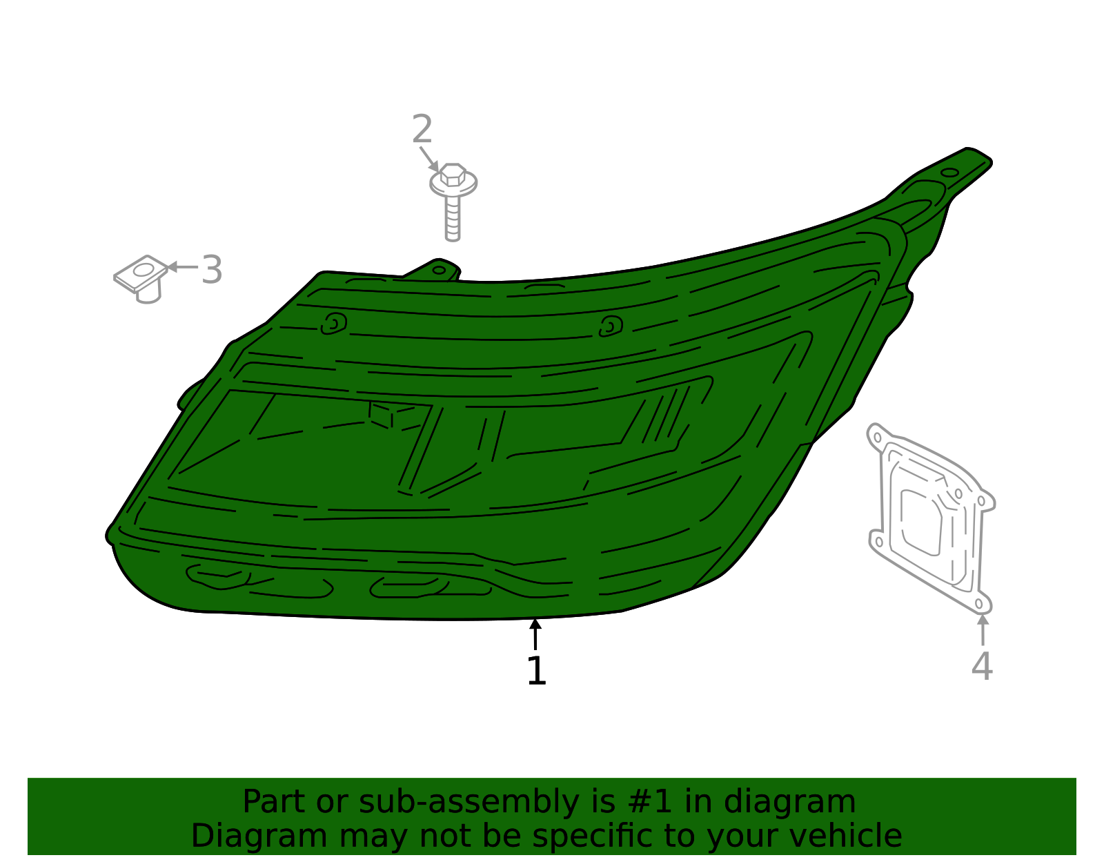 2020-2025 Lincoln Corsair Lamp Assembly LJ7Z-13008-AH | OEM Parts