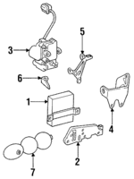 1160720440 - : Actuator Bracket for Mercedes-Benz Image
