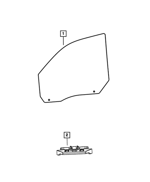 Glass and Interior Rearview Mirror for 2026 Ram 2500 #4