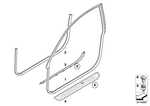 51767899017 - Vehicle Trim: Edge Protection Left for BMW Image
