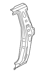 ALR7920 - Body: Body B-Pillar Reinforcement for Land-Rover Image
