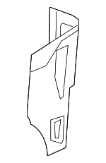 ALR9370 - Body: Body D-Pillar for Land-Rover Image