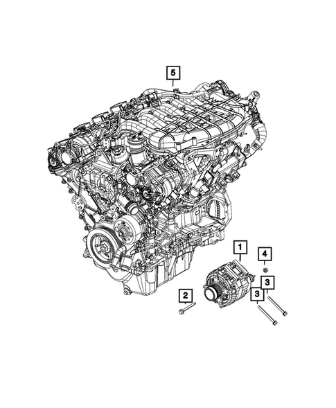 Generators / Alternators for 2018 Chrysler Pacifica #1