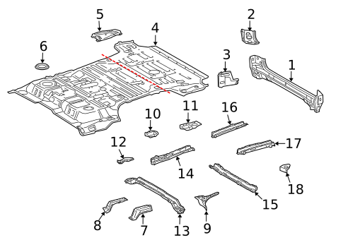 Rear Body for 2019 Toyota Land Cruiser #0
