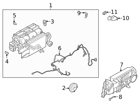 Evaporator & Heater Components for 2023 Porsche Taycan #0